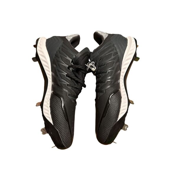 Adidas Icon Bounce Metal Baseball Cleat US Men's Size 13 Black/White CG5421 - Picture 4 of 5